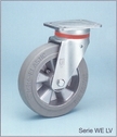 WICKE-ELASTIC. Koła i zestawy kołowe z bieżnikami z gumy elastycznej szarej. Seria WN i WE